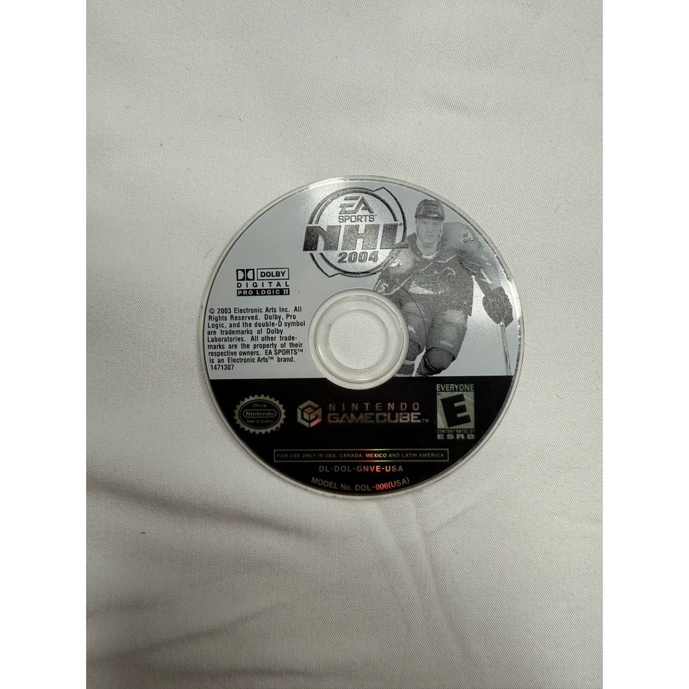 NHL 2004 Nintendo GameCube GC EA Sports Hockey Video Game Disc Only DOL-006